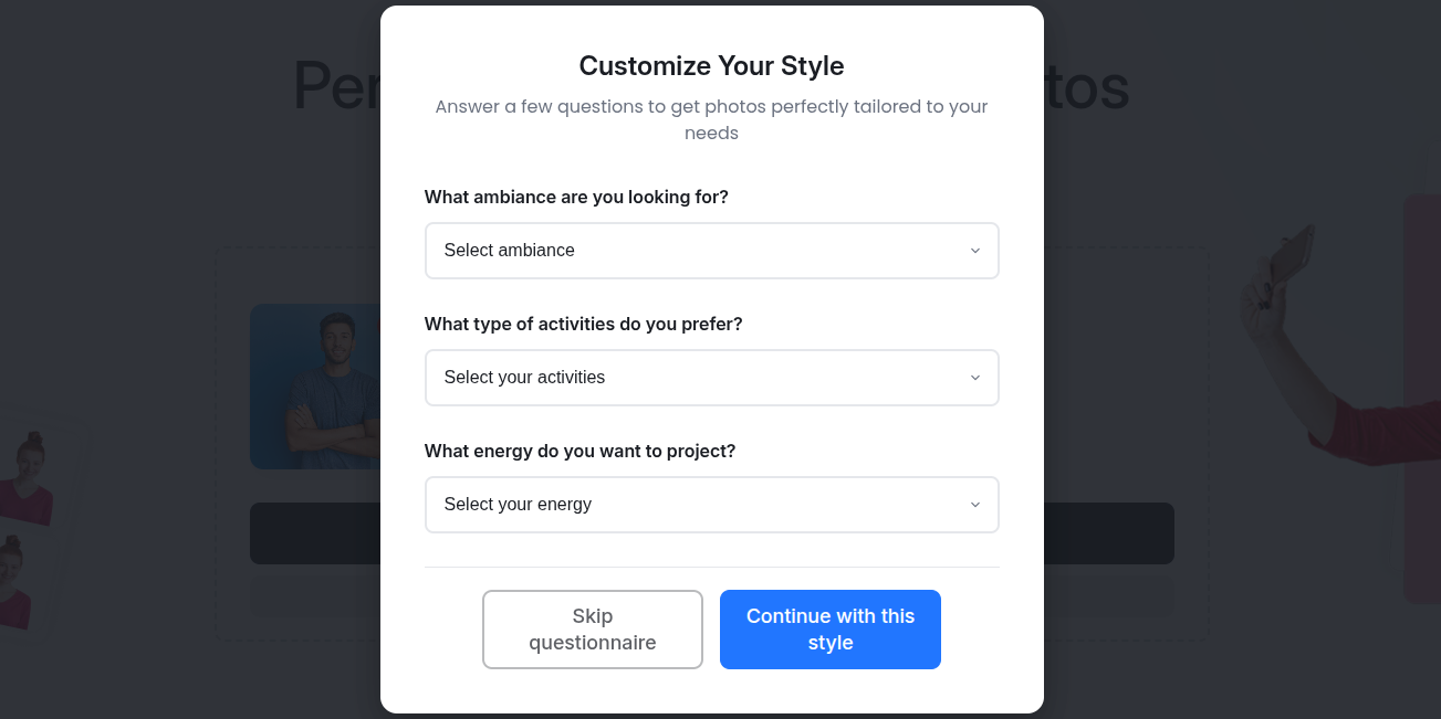 Personalize Your Dating Style